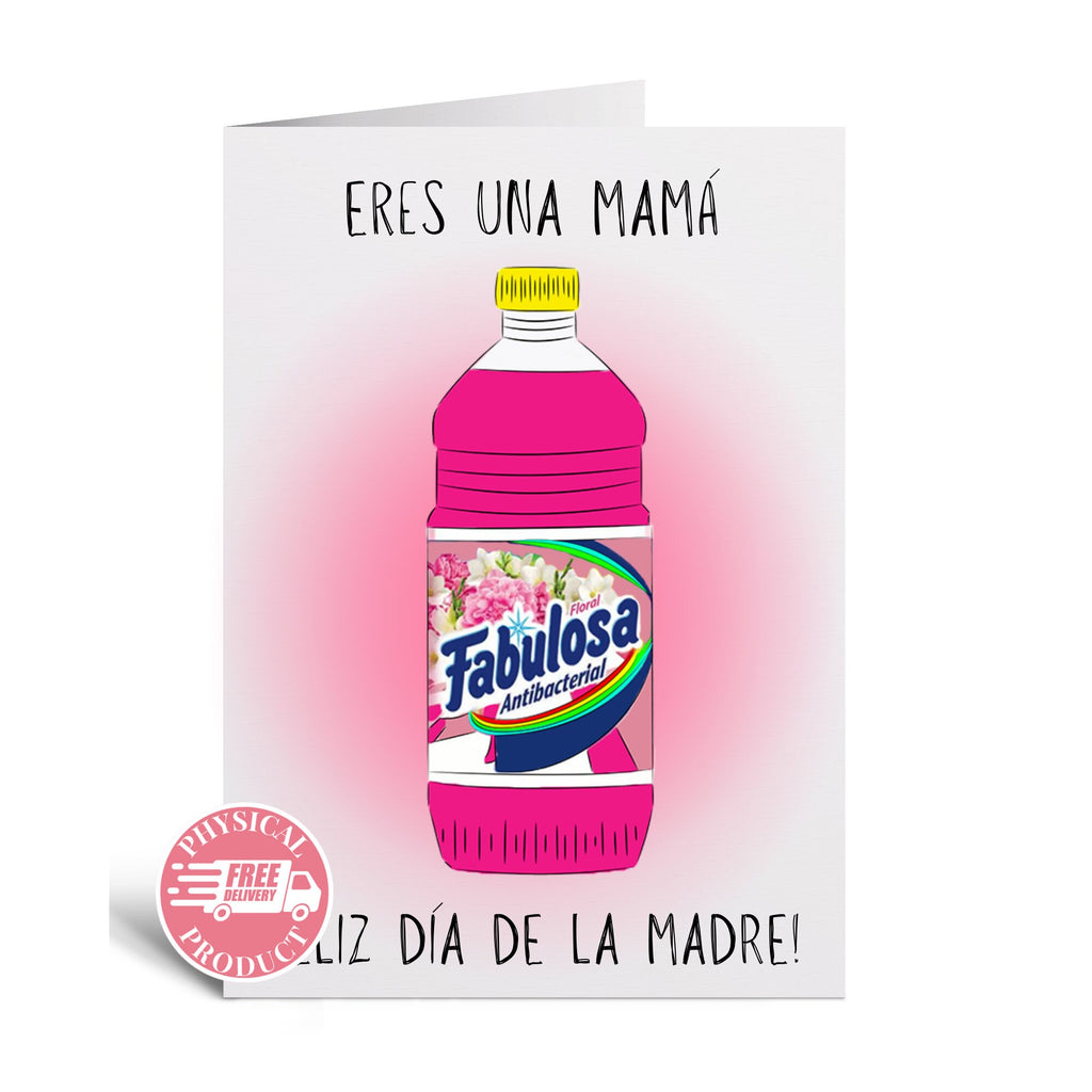 Mother's Day Party Decorations Gifts And Cards - "Fabulosa" -  Mother's Day Greeting Card In Spanish