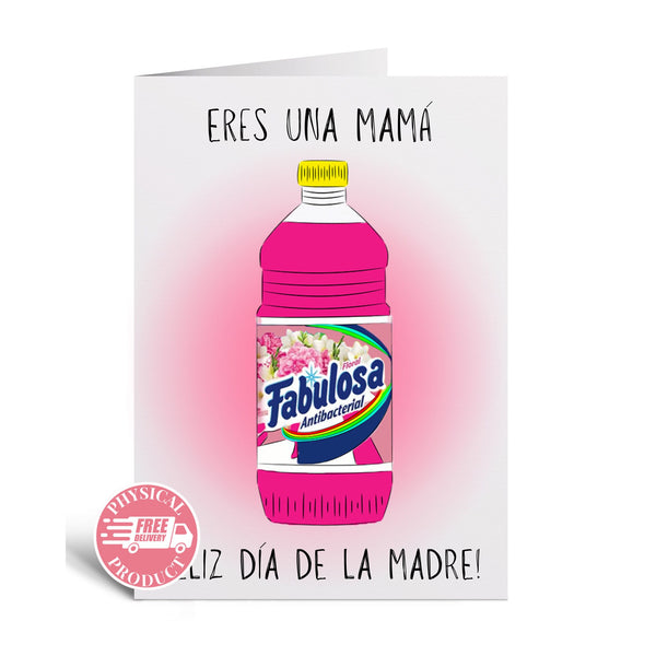 Mother's Day Party Decorations Gifts And Cards - "Fabulosa" -  Mother's Day Greeting Card In Spanish