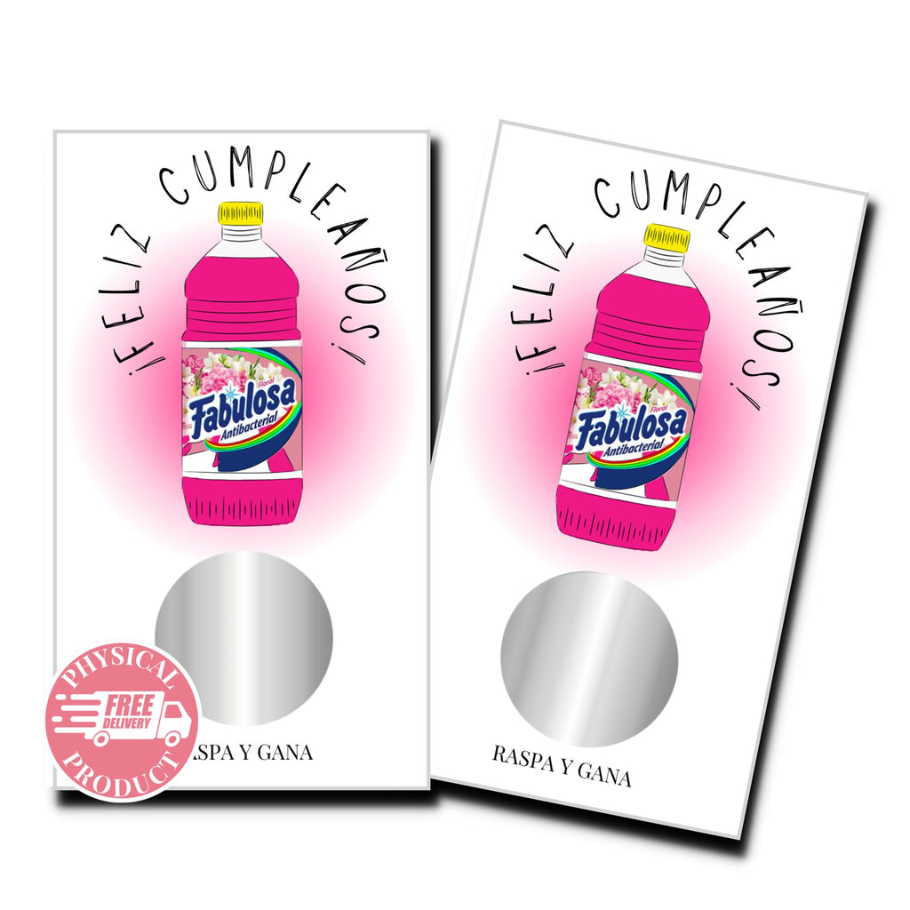 Birthday Party Decorations Gifts And Games - "Patrona" - 50 Funny Scratch Off Cards In Spanish For A Friend Girlfriend Wife