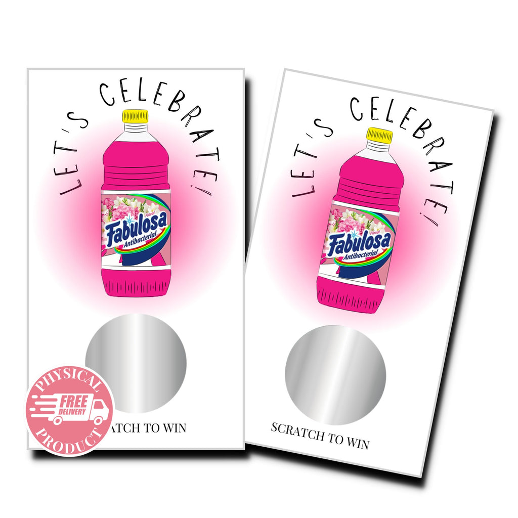 Birthday Decorations Gifts And Games - "Fabulosa " - Scratch Off Cards - Party Decorations Supplies & Games