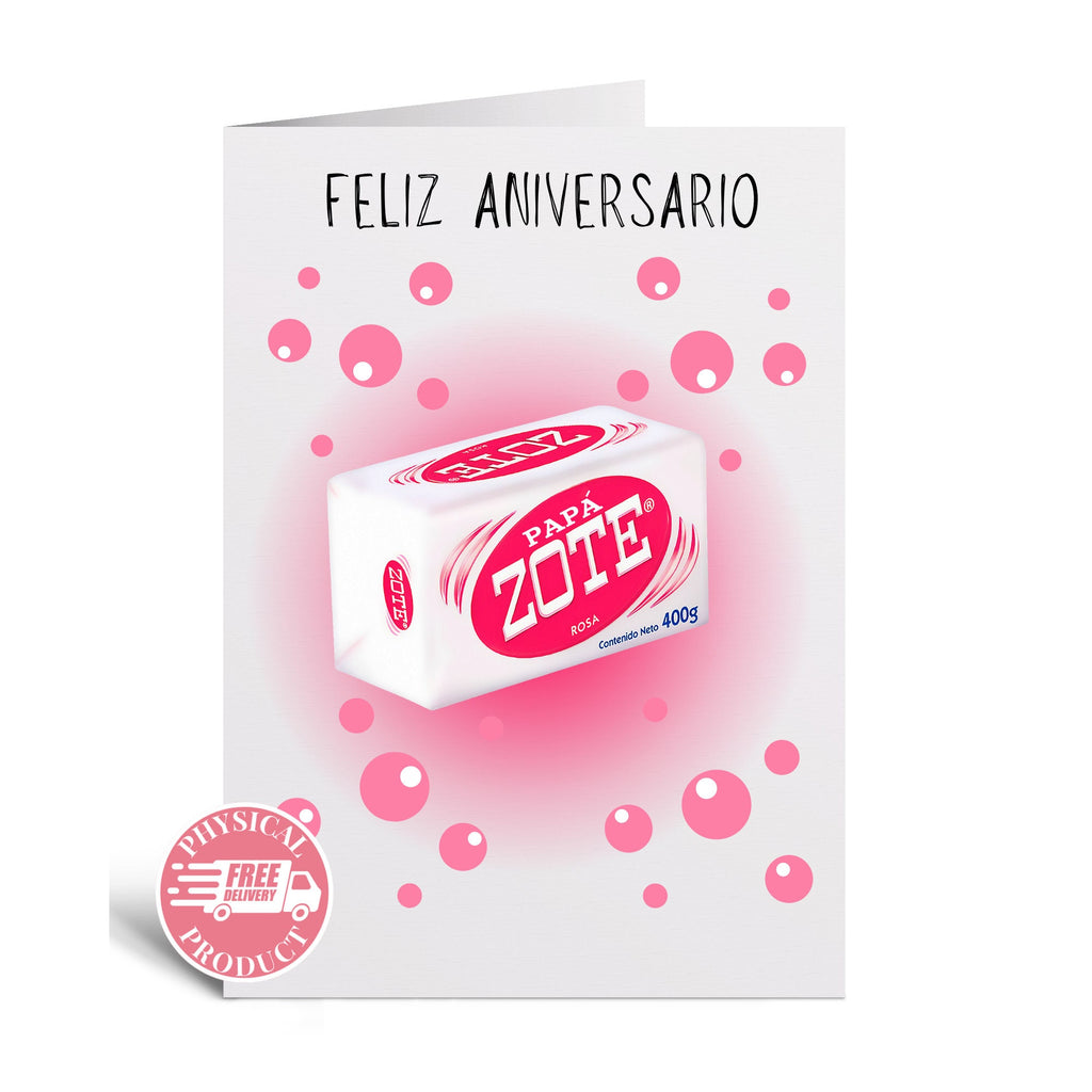Anniversary Decorations Gifts And Cards - "Papazote" - Funny Greeting Card In Spanish For Friend Husband Boyfriend