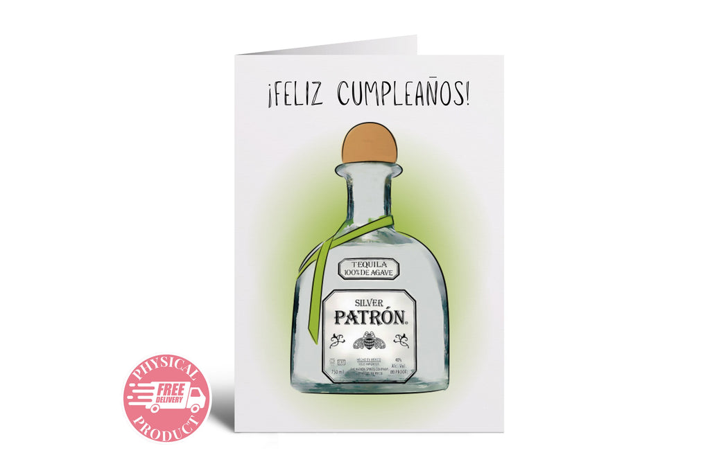 Birthday Party Decorations Gifts And Cards - "Patron" - Funny Greeting Card In Spanish For A Friend Boyfriend Husband