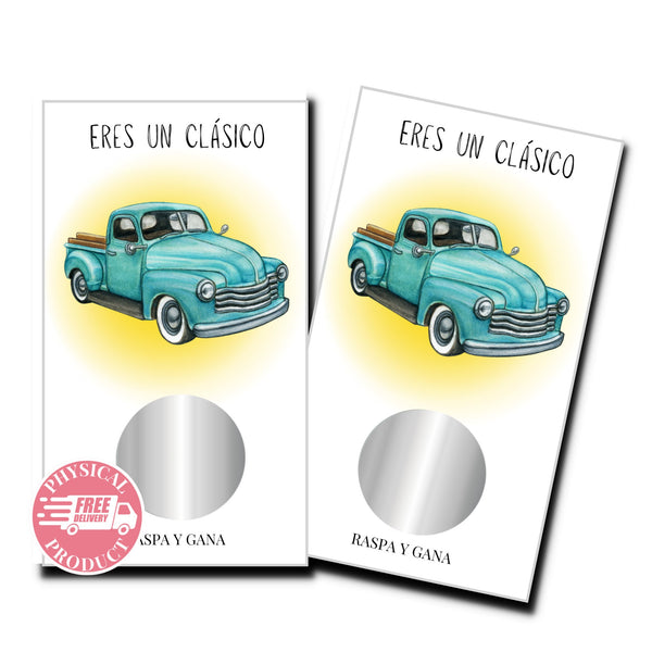 Birthday Decorations Gifts And Games - "Eres Un Clasico" - 50 Scratch Off Cards - Games In Spanish