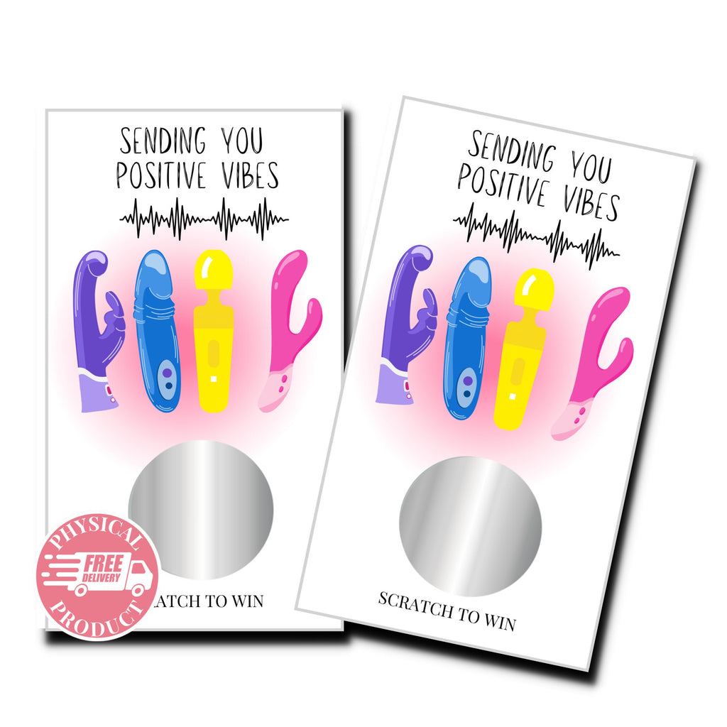 Bridal Shower Party Decorations Gifts And Games - "Positive Vibes" -  50 Bridal Shower Scratch Off Cards