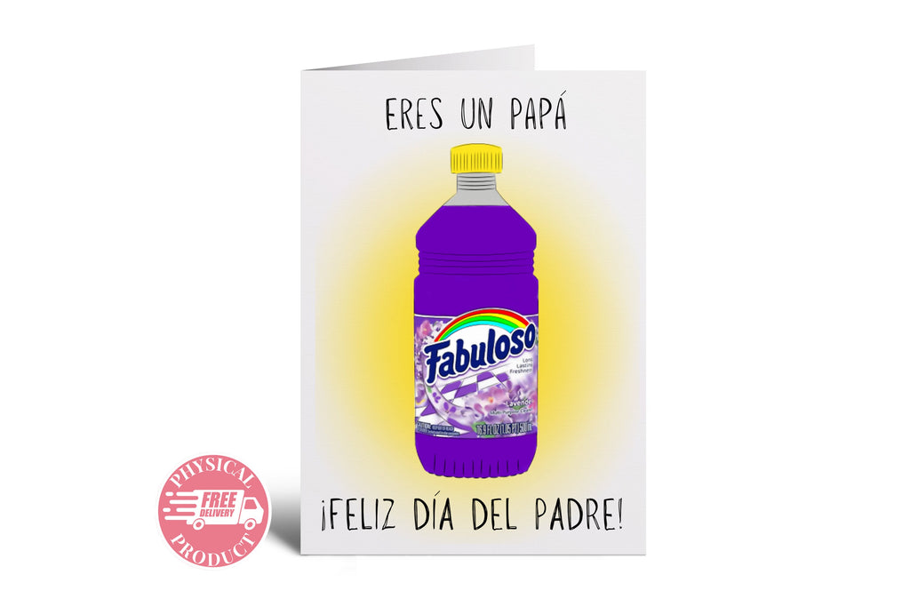 Father's Day Party Decorations Gifts And Cards - "Fabuloso" -  Father's Day Greeting Card For A Friend Boyfriend Husband