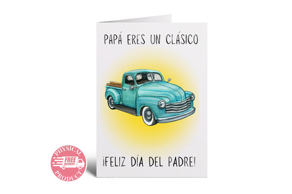 Father's Day Party Decorations Gifts And Cards - "Eres Un Clasico" -  Father's Day Greeting Card In Spanish