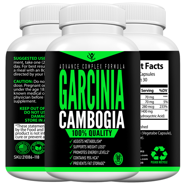 Garcinia Cambogia Capsules - best Selling Pills With Proven Benefits And Results - Total Boosters #1 Top Supplement Brand In The Market