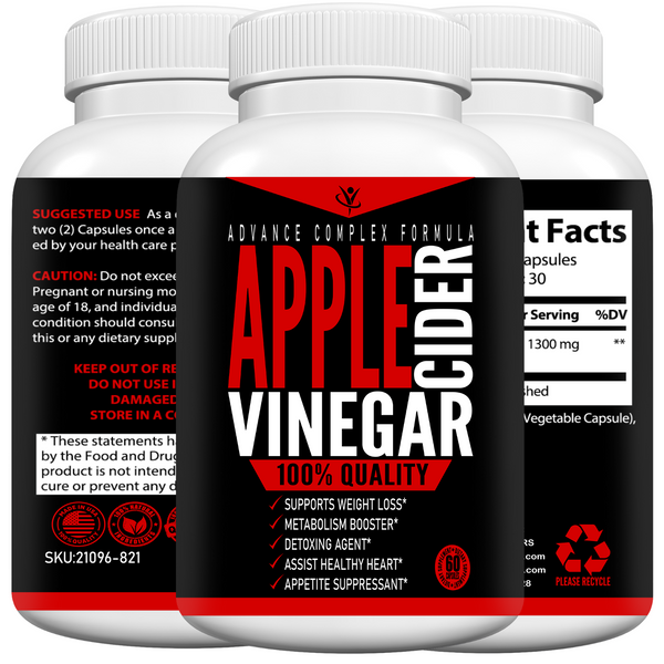 Apple Cider Vinegar Capsules - Total Boosters