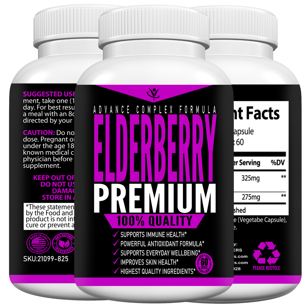 Elderberry Capsules - Total Boosters