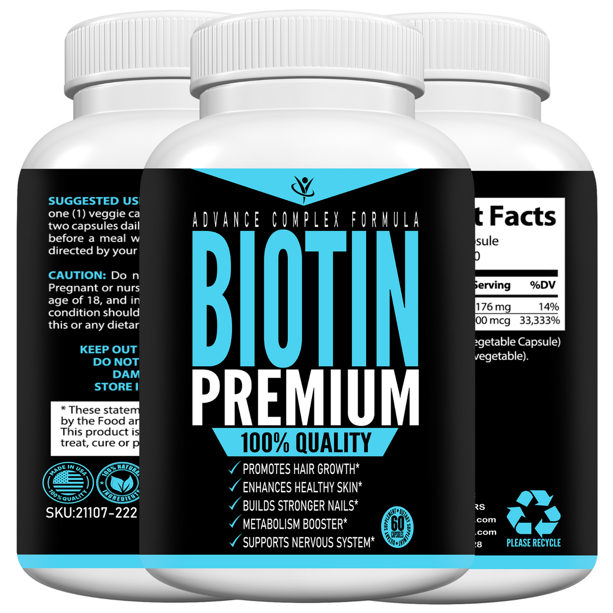 Biotin Capsules – Total Boosters