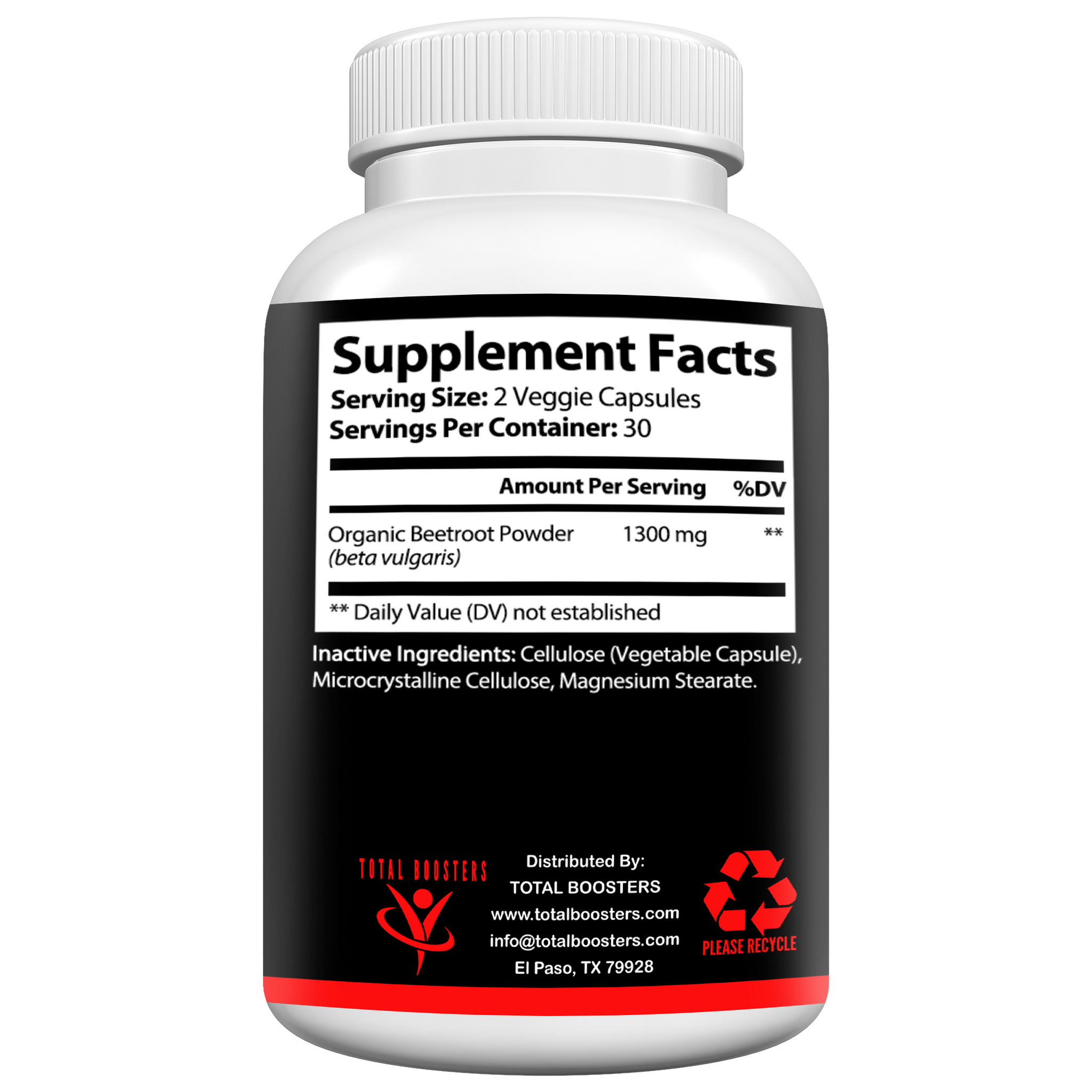 Beetroot Capsules Total Boosters