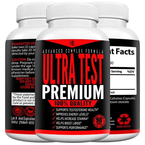 Ultra Test Natural Testosterone Support Capsules
